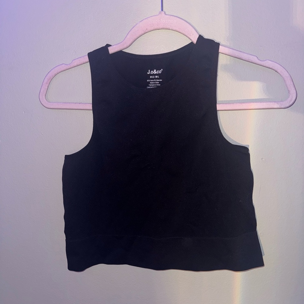 Like new, J.O&CO, black tank top, size M/L